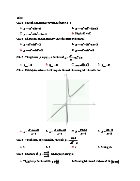 Đề kiểm tra môn Toán - Đề 5